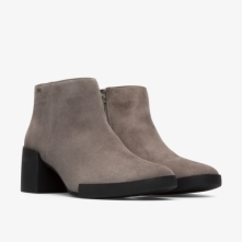 Camper Lotta Womens Ankle Boots US-96192 Grey Online Sale